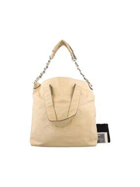 Chanel Edge Large Beige Lambskin Handbag